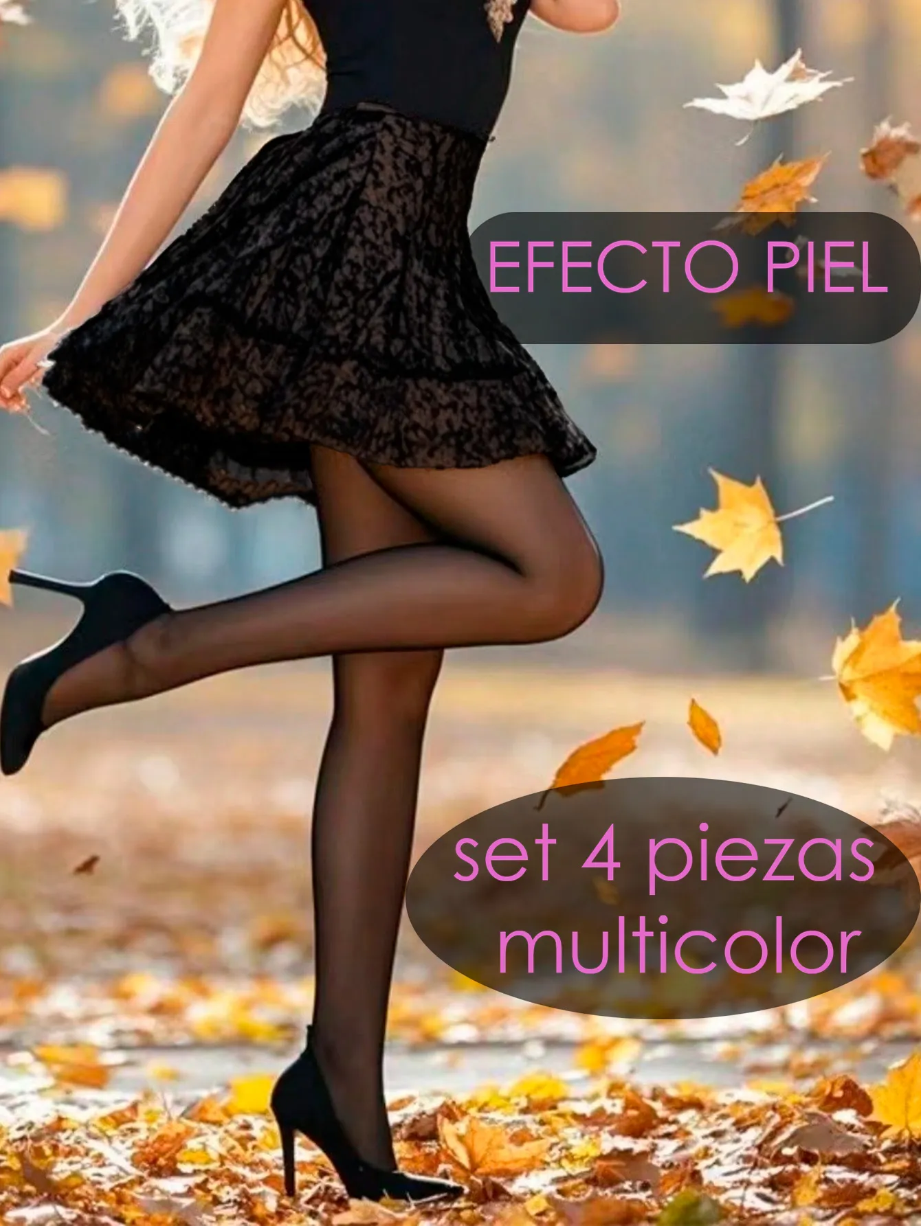 3307-UNI-NEGRO 4 PIEZAS 4681